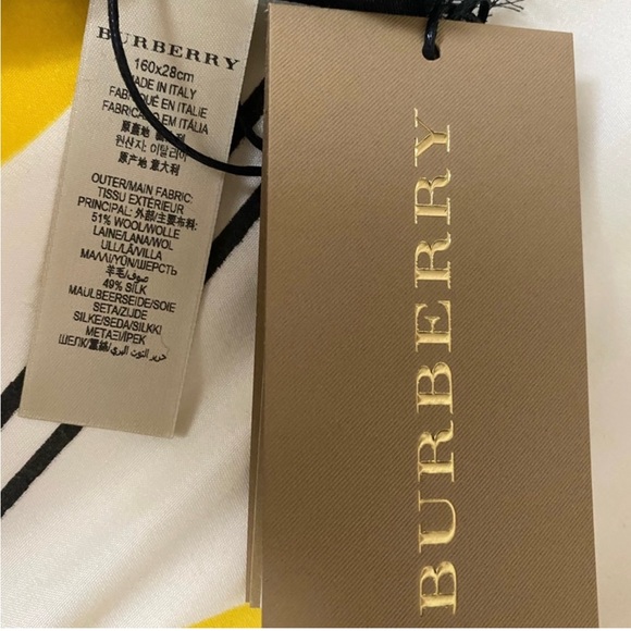 Burberry Brit black and grey scarf - brand new. - Picture 2 of 4